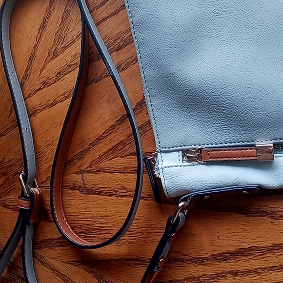 Maurices colorblock crossbody satchel handbag color block - Picture 2 of 6